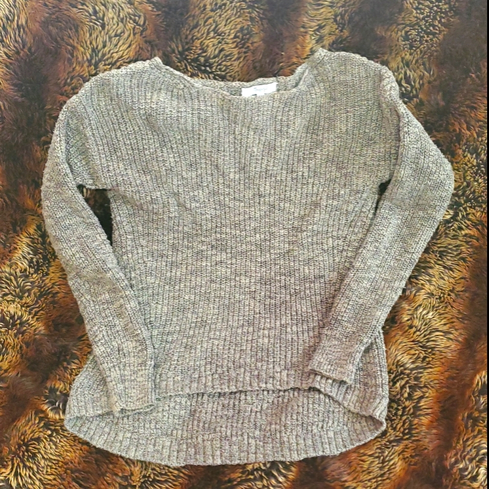 Madewell asymmetrical knit sweater